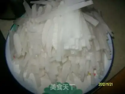 Make Sodice radish step 1