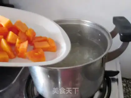 Make The papaya silver ear step 7