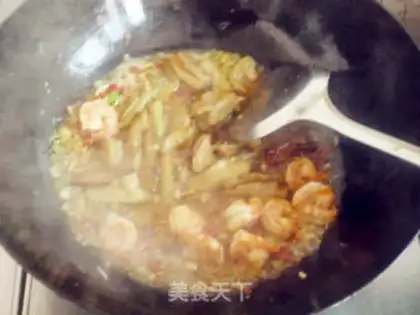 Make Fish, shrimp, eggplant step 14