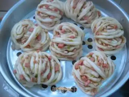 Make Chicken silk roll step 19