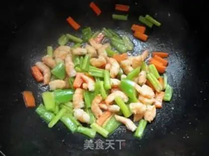 Make "Shrimp shrimp." step 8