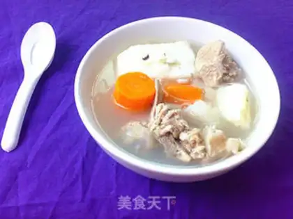 Make Dragon Bone Light Mountain soup step 5