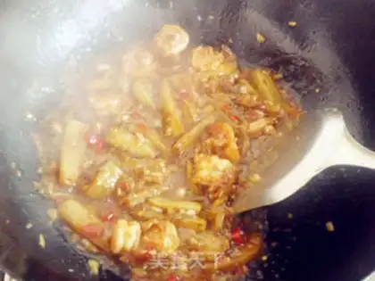 Make Fish, shrimp, eggplant step 16