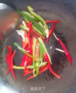 Make Green peppers of fried meat step 5