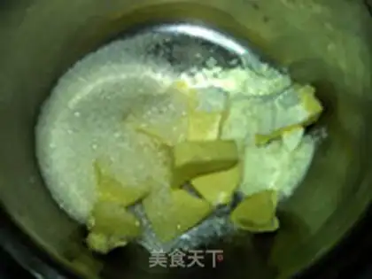 Make Grape soufflé step 1
