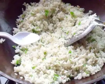 Make Curry, curry, egg and rice step 7