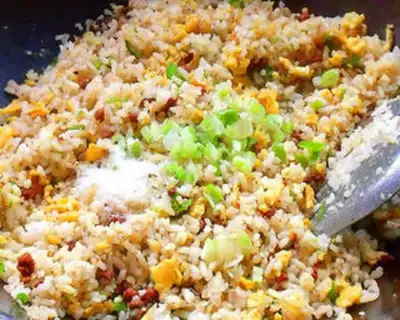Make Curry, curry, egg and rice step 10