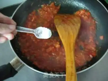 Make Italian pizza sauce step 6