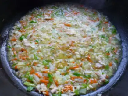 Make Curry chicken pastry step 9