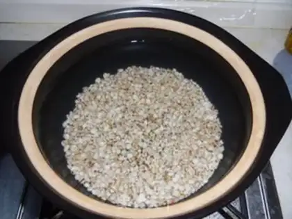 Make Lemon rice step 1