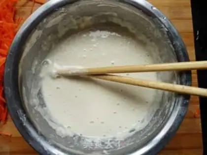 Make Carrot omelet step 2