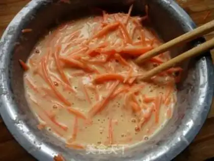 Make Carrot omelet step 5