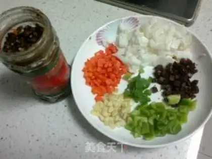 Make Spicy beef fried rice step 0