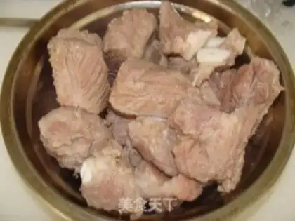 Make Red burning chestnut ribs step 3