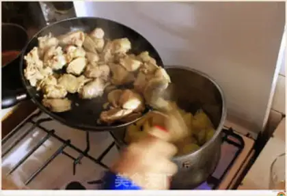 Make Coconut curry step 4