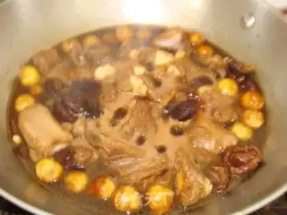 Make Red burning chestnut ribs step 9