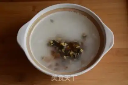 Make Oyster congee step 5