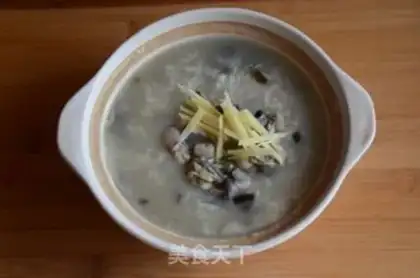 Make Oyster congee step 6