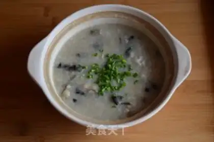 Make Oyster congee step 7