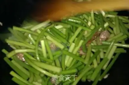 Make Garlic fried meat step 5
