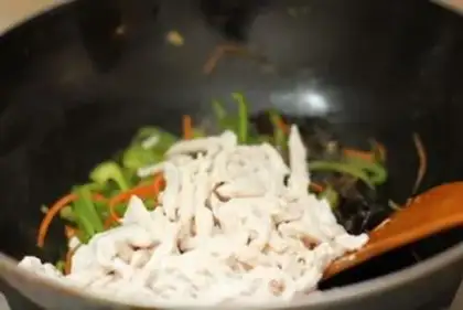 Make Fish chicken silk step 14