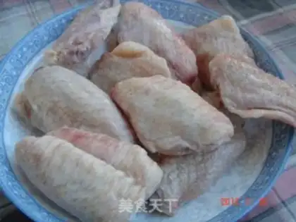 Make The chicken wings of mushrooms step 0