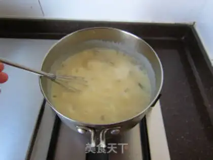 Make French beans, mushroom soup step 11