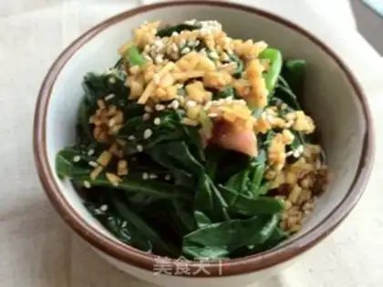 Make Ginger spinach step 3