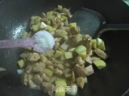 Make Potato chicken mushroom rice step 9