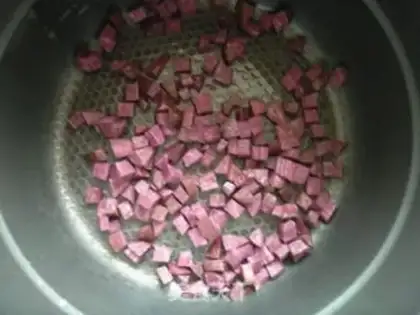 Make Quails, sweet potatoes step 1