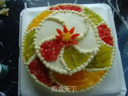 Make Double birthday cake step 14