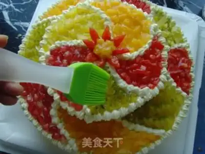 Make Double birthday cake step 15