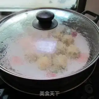 Make Clear the radish silkballs step 6