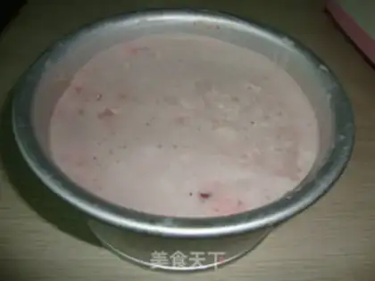 Make Strawberry blueberry mousse step 19