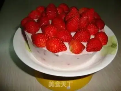 Make Strawberry blueberry mousse step 20