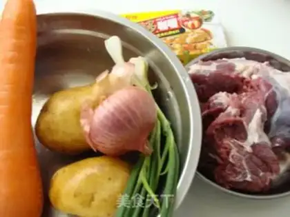 Make Curry beef step 0