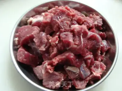 Make Curry beef step 1