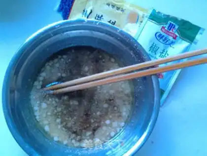 Make Onion toast hand tore step 4