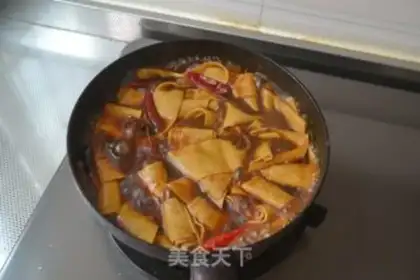 Make Spicy bean skin step 6