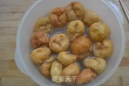 Make Burn tofu step 1