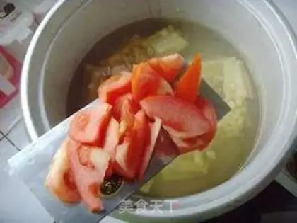 Make Corn pig liver soup step 10