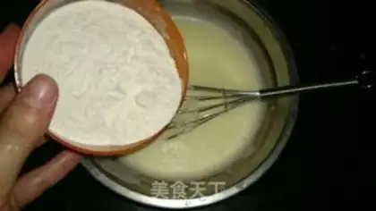Make Coconut steam cake step 5