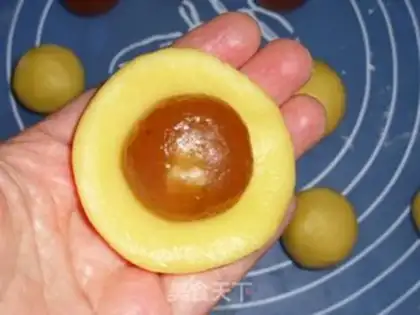 Make Almond peaches step 9