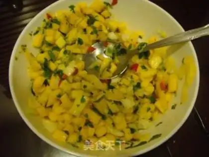 Make Mango mint lamb chop step 12