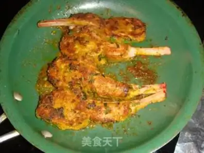 Make Mango mint lamb chop step 13