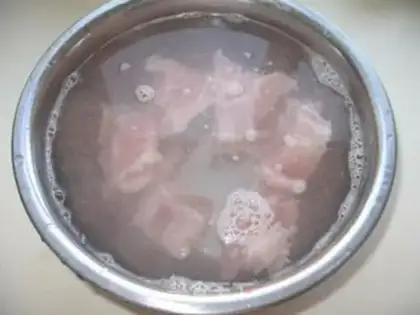 Make Tomato ink chop soup step 0
