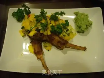 Make Mango mint lamb chop step 21