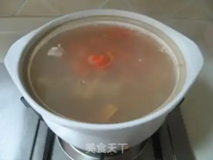 Make Tomato ink chop soup step 10