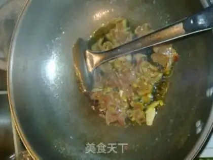 Make Scrambled beans step 2