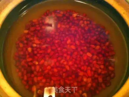 Make Red bean soup step 1